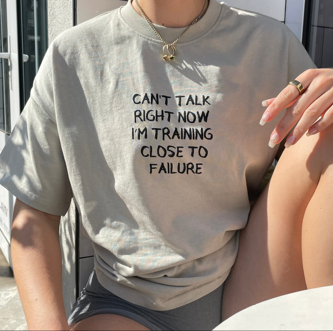 Training close to failure shirt